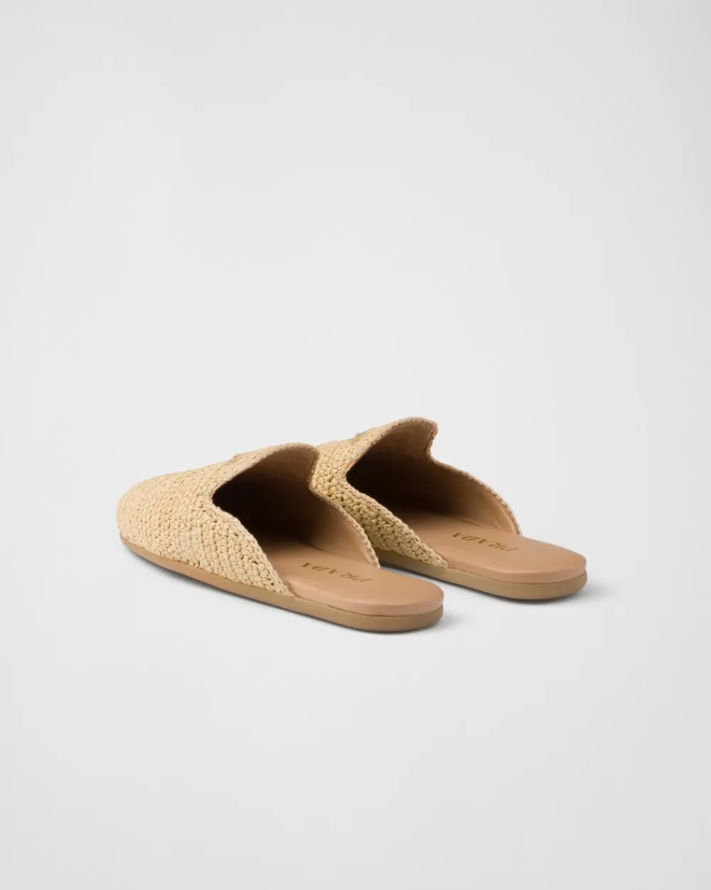 Mujer Prada PANTUFLAS Y CHINELAS^Mules De Tejido Trenzado