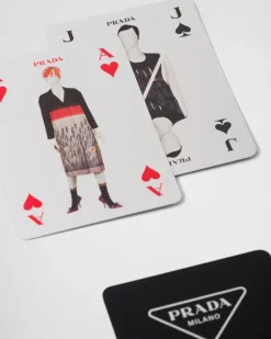 Mujer/Hombre Prada JUEGOS|JUEGOS Y ACCESORIOS PARA EL HOGAR^Naipes Con Estuche De Piel