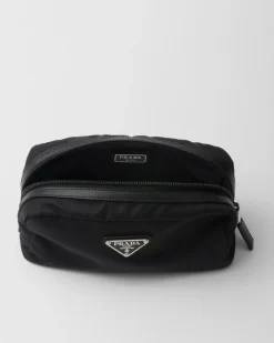 Hombre Prada BOLSAS Y ACCESORIOS DE VIAJE^Neceser De Re-nylon Y Piel Saffiano