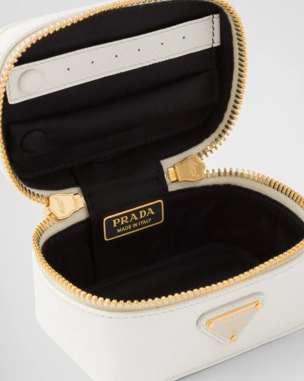 Mujer Prada BOLSAS Y ACCESORIOS DE VIAJE^Neceser Para Joyas De Piel Saffiano
