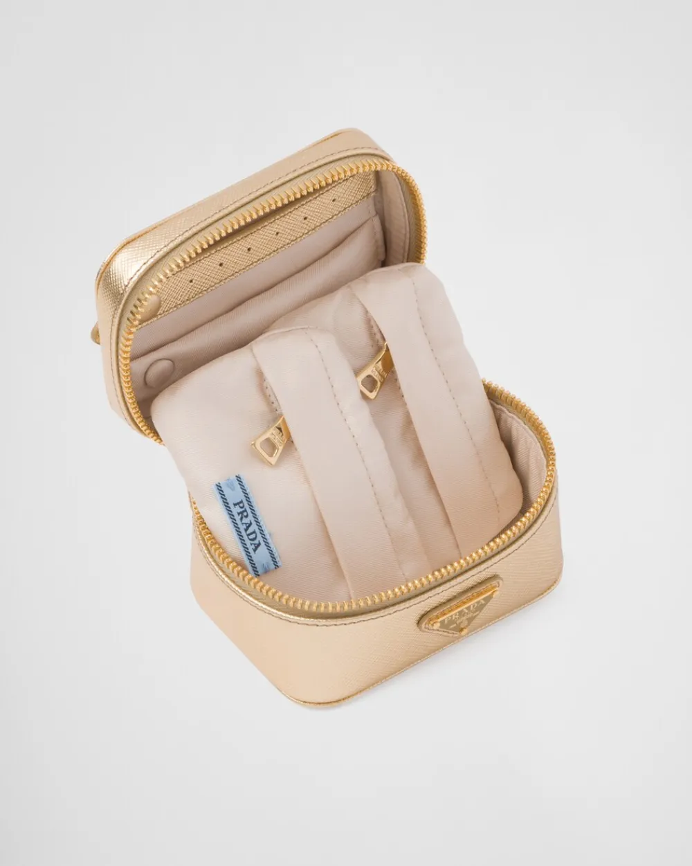 Mujer Prada BOLSAS Y ACCESORIOS DE VIAJE^Neceser Para Joyas De Piel Saffiano