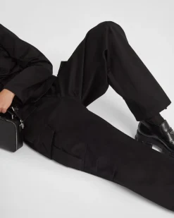 Hombre Prada PANTALONES Y BERMUDAS^Pantalones Cargo De Satén De Algodón