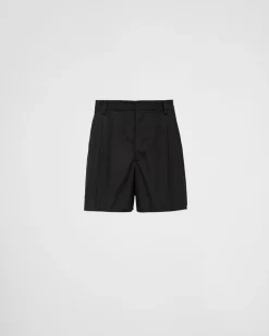 Hombre Prada PANTALONES Y BERMUDAS^Pantalones Cortos De Algodón