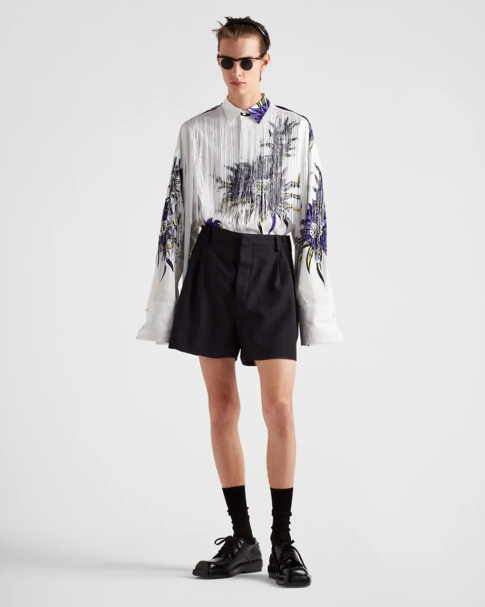 Hombre Prada PANTALONES Y BERMUDAS^Pantalones Cortos De Lana