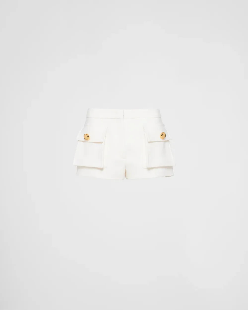 Mujer Prada PANTALONES LARGOS Y CORTOS^Pantalones Cortos De Natté