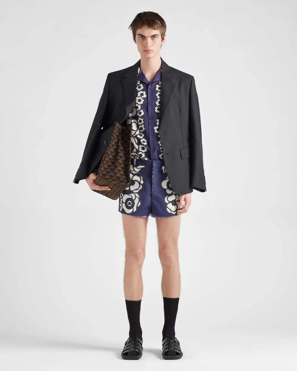 Hombre Prada PANTALONES Y BERMUDAS^Pantalones Cortos De Popelín