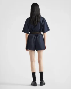 Mujer Prada COLECCIÓN FEMENINA|PANTALONES LARGOS Y CORTOS^Pantalones Cortos De Re-nylon