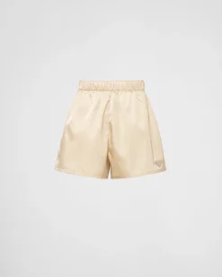 Mujer Prada COLECCIÓN FEMENINA|PANTALONES LARGOS Y CORTOS^Pantalones Cortos De Re-nylon