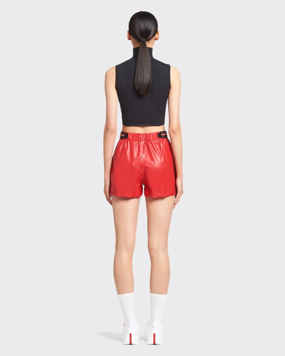Mujer Prada ROPA^Pantalones Cortos De Re-nylon Ligero