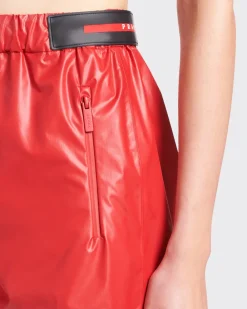 Mujer Prada ROPA^Pantalones Cortos De Re-nylon Ligero