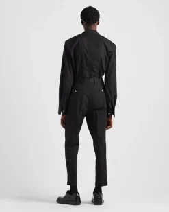 Hombre Prada PANTALONES Y BERMUDAS^Pantalones De Algodón