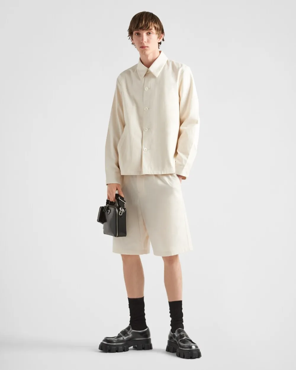 Hombre Prada PANTALONES Y BERMUDAS^Pantalones De Algodón