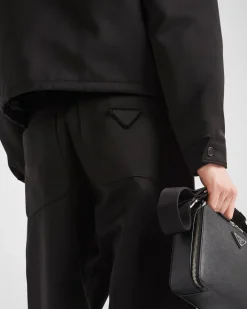 Hombre Prada PANTALONES Y BERMUDAS^Pantalones De Algodón Y Seda