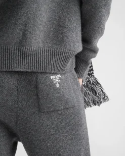 Hombre Prada PANTALONES Y BERMUDAS^Pantalones De Cachemir