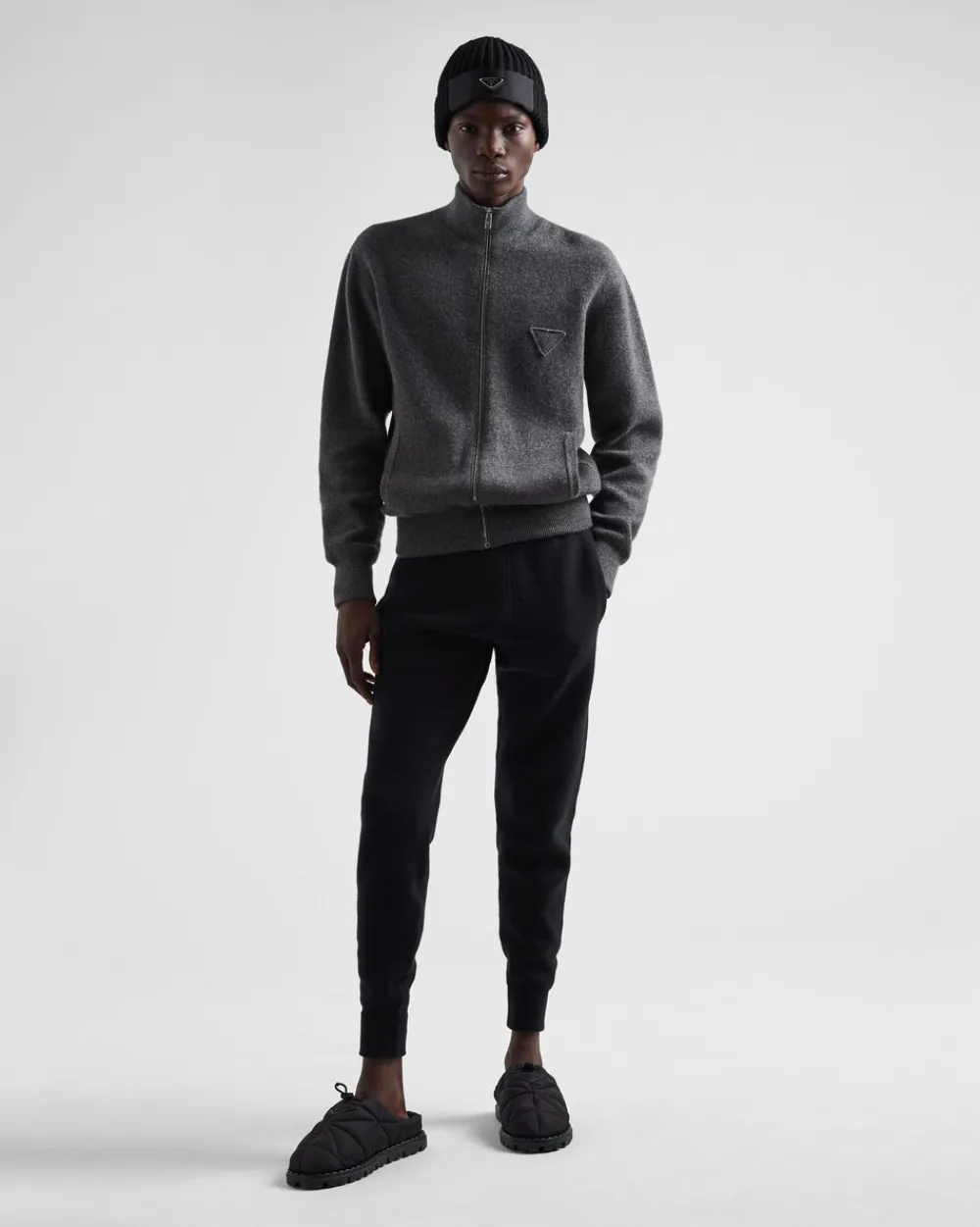 Hombre Prada TEJIDOS DE PUNTO^Pantalones De Cachemir