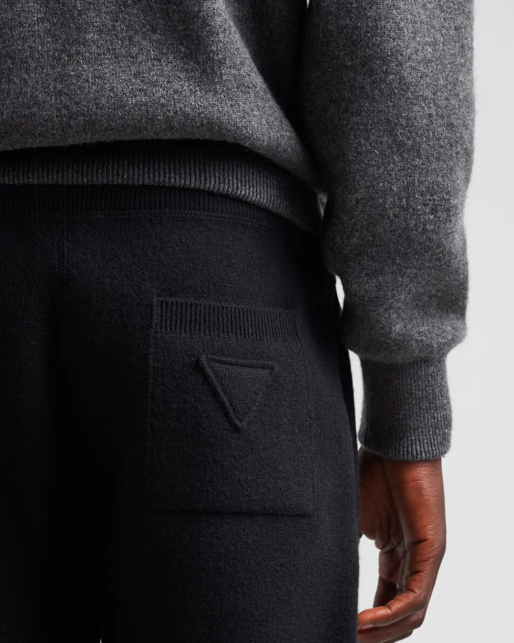 Hombre Prada TEJIDOS DE PUNTO^Pantalones De Cachemir