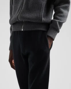 Hombre Prada TEJIDOS DE PUNTO^Pantalones De Cachemir