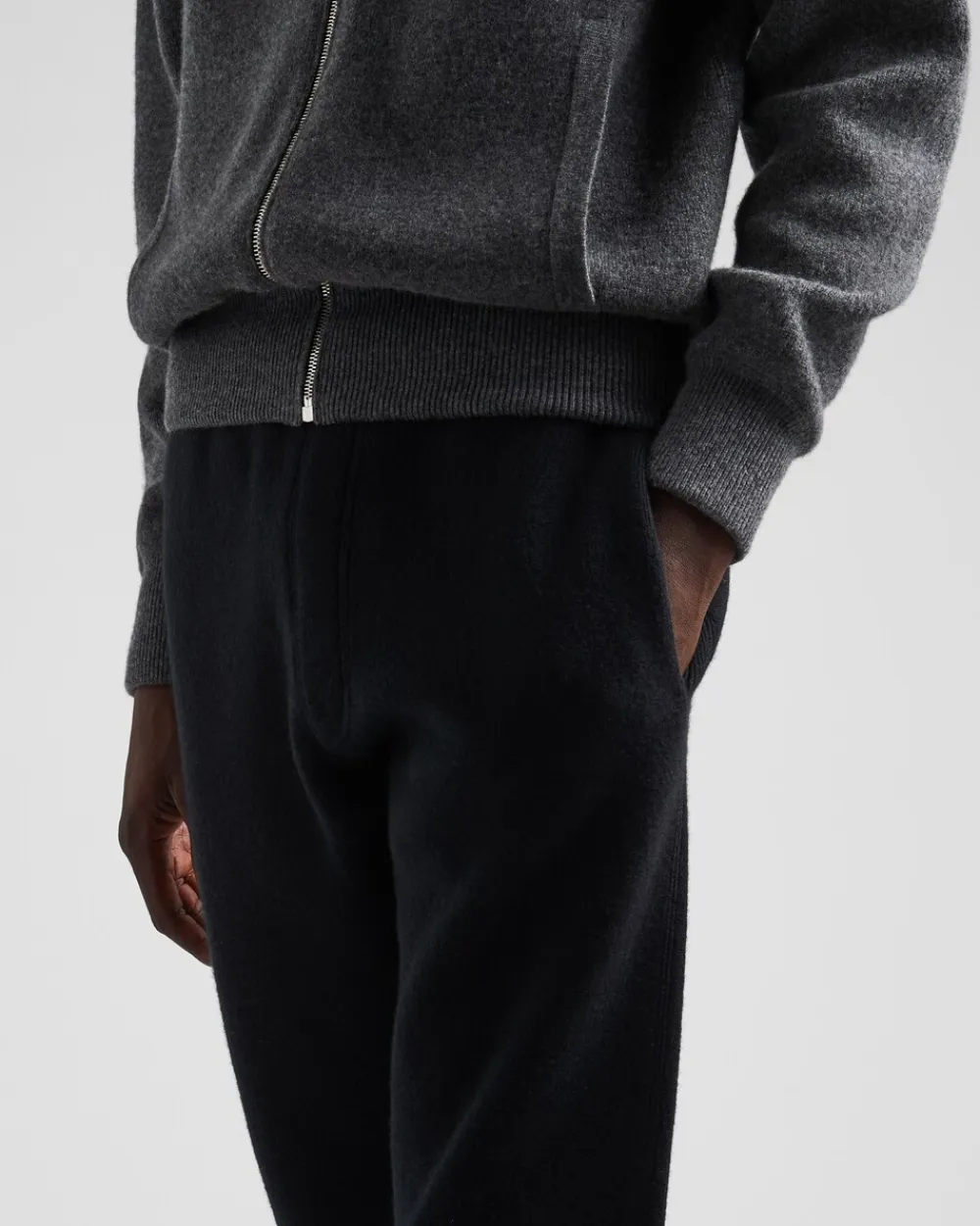 Hombre Prada TEJIDOS DE PUNTO^Pantalones De Cachemir