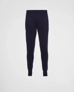 Hombre Prada TEJIDOS DE PUNTO^Pantalones De Cachemir