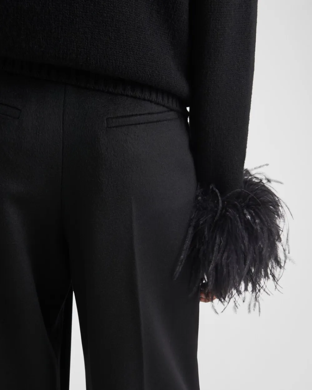 Mujer Prada PANTALONES LARGOS Y CORTOS^Pantalones De Cachemir