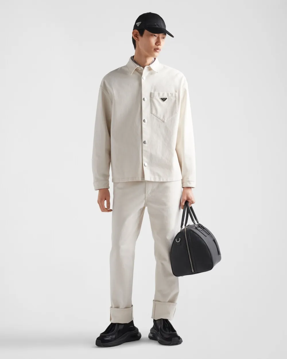 Hombre Prada TEJIDO VAQUERO^Pantalones De Cinco Bolsillos En Pana Fina