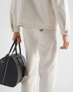 Hombre Prada TEJIDO VAQUERO^Pantalones De Cinco Bolsillos En Pana Fina
