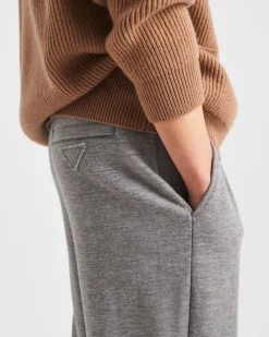 Hombre Prada ROPA DEPORTIVA Y SUDADERAS^Pantalones De Felpa De Algodón