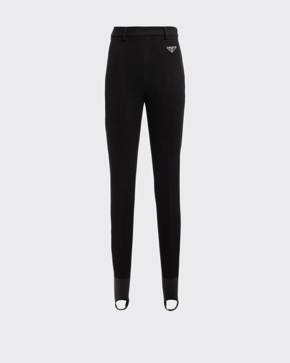 Mujer Prada PANTALONES LARGOS Y CORTOS^Pantalones De Franela Elástica