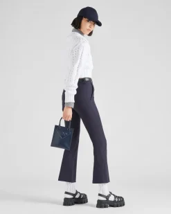 Mujer Prada PANTALONES LARGOS Y CORTOS^Pantalones De Gabardina