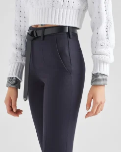 Mujer Prada PANTALONES LARGOS Y CORTOS^Pantalones De Gabardina
