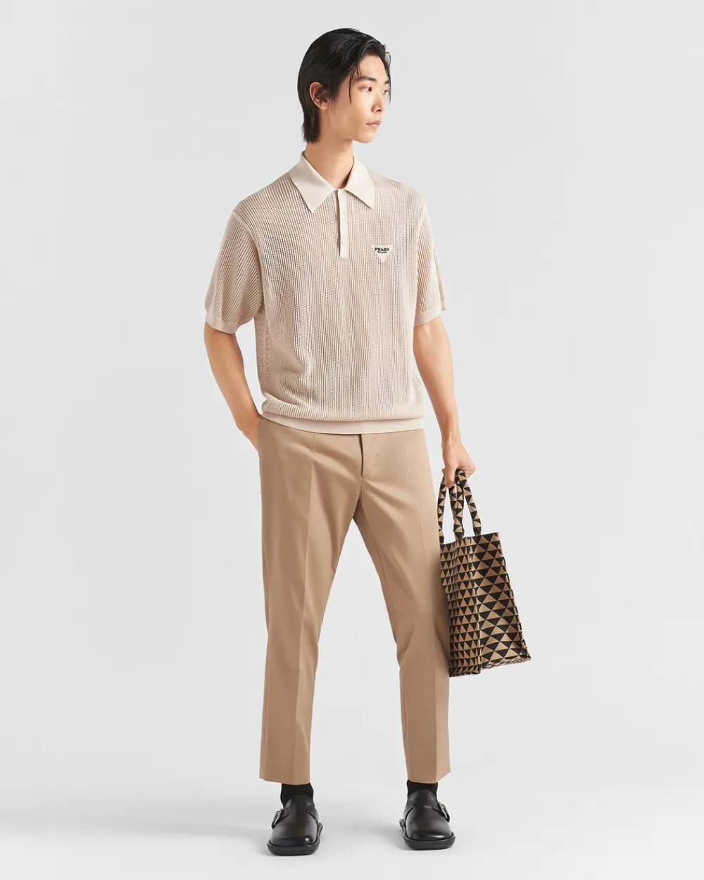 Hombre Prada PANTALONES Y BERMUDAS^Pantalones De Gabardina De Algodón
