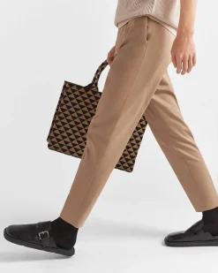 Hombre Prada PANTALONES Y BERMUDAS^Pantalones De Gabardina De Algodón