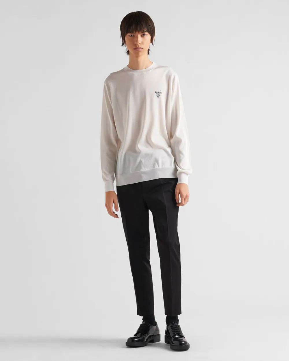 Hombre Prada PANTALONES Y BERMUDAS^Pantalones De Gabardina De Algodón