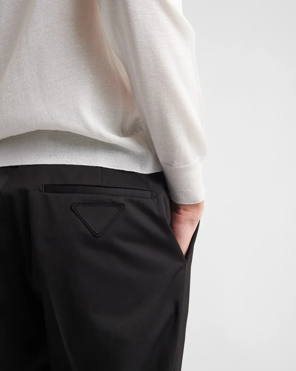 Hombre Prada PANTALONES Y BERMUDAS^Pantalones De Gabardina De Algodón