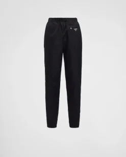 Mujer Prada COLECCIÓN FEMENINA|PANTALONES LARGOS Y CORTOS^Pantalones De Gabardina De Re-nylon