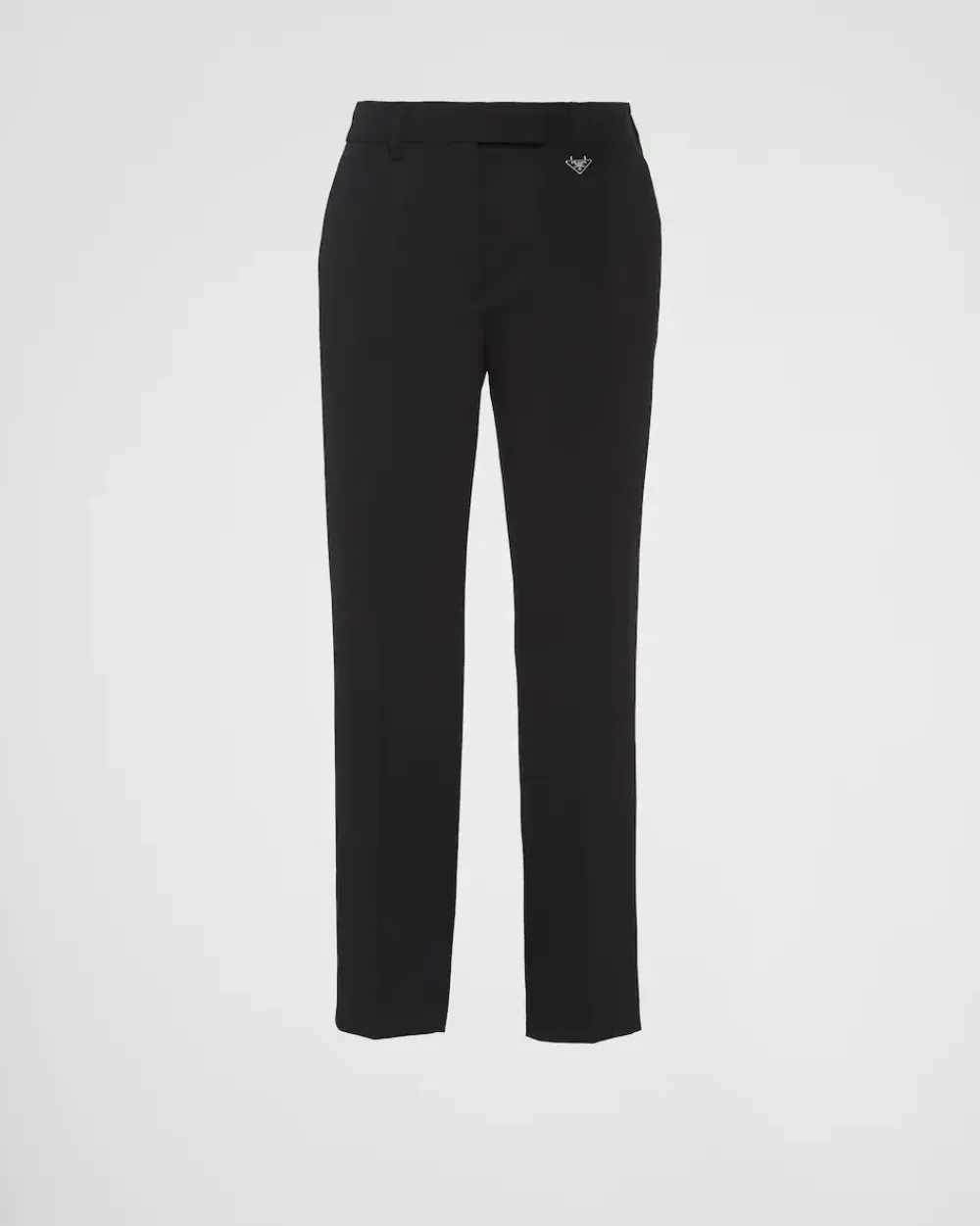 Mujer Prada PANTALONES LARGOS Y CORTOS^Pantalones De Grain De Poudre