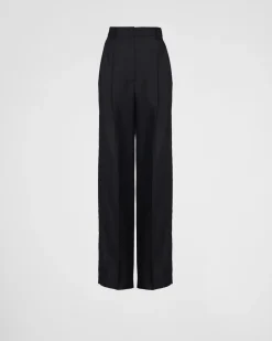 Mujer Prada PANTALONES LARGOS Y CORTOS^Pantalones De Kid Mohair