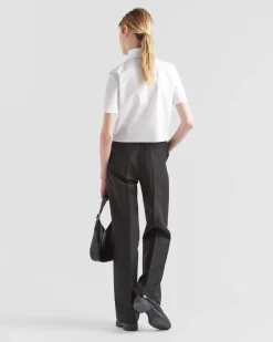 Mujer Prada PANTALONES LARGOS Y CORTOS^Pantalones De Kid Mohair