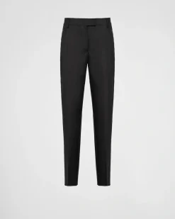 Mujer Prada PANTALONES LARGOS Y CORTOS^Pantalones De Kid Mohair