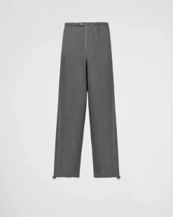 Hombre Prada PANTALONES Y BERMUDAS^Pantalones De Lana