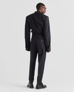 Hombre Prada PANTALONES Y BERMUDAS^Pantalones De Lana