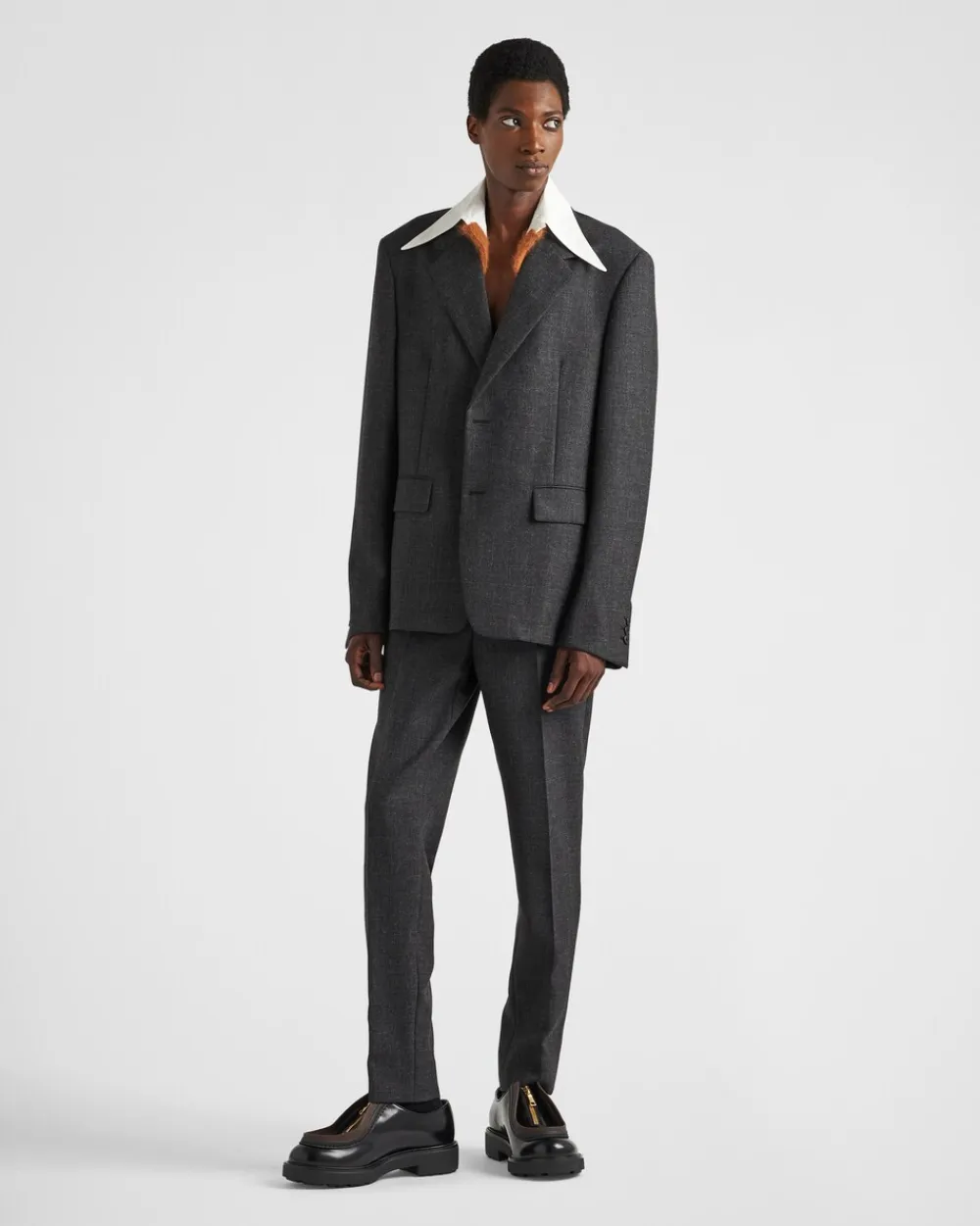 Hombre Prada PANTALONES Y BERMUDAS^Pantalones De Lana