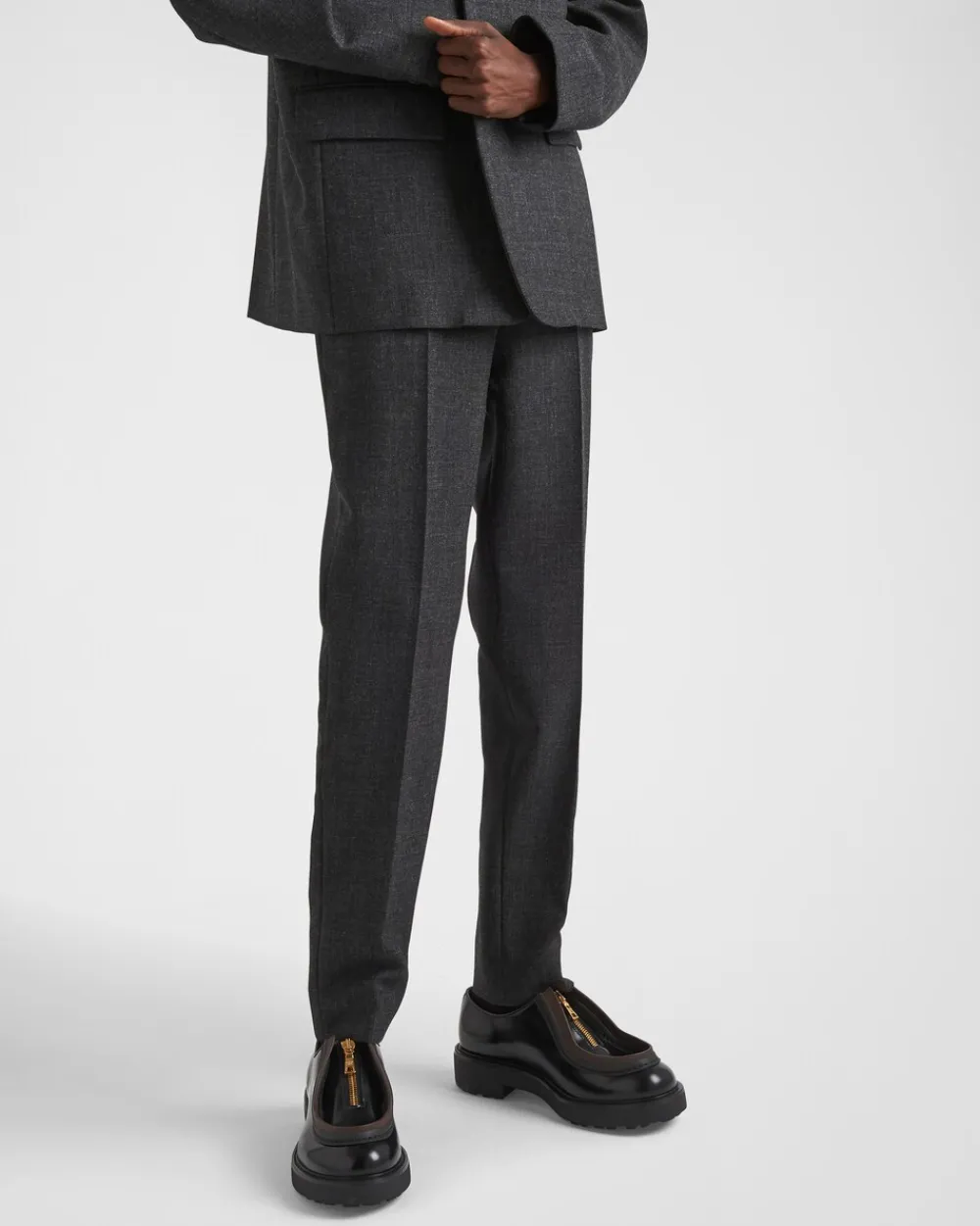 Hombre Prada PANTALONES Y BERMUDAS^Pantalones De Lana
