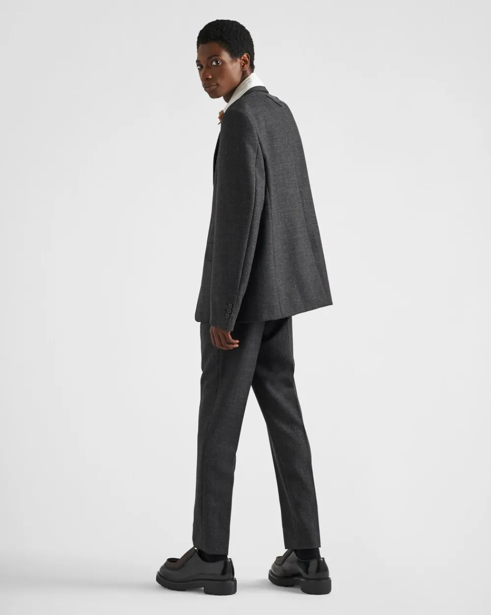 Hombre Prada PANTALONES Y BERMUDAS^Pantalones De Lana