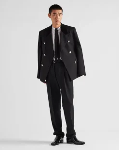 Hombre Prada PANTALONES Y BERMUDAS^Pantalones De Lana