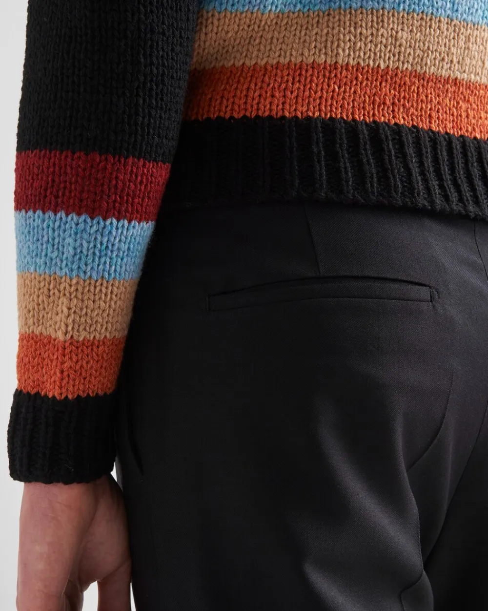 Hombre Prada PANTALONES Y BERMUDAS^Pantalones De Lana Mohair