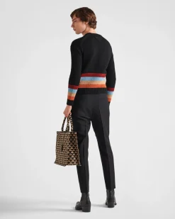 Hombre Prada PANTALONES Y BERMUDAS^Pantalones De Lana Mohair