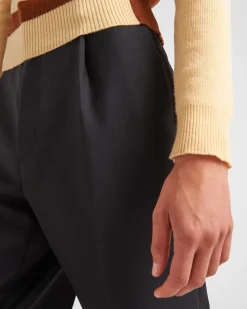 Hombre Prada PANTALONES Y BERMUDAS^Pantalones De Lana Mohair