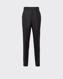Hombre Prada PANTALONES Y BERMUDAS^Pantalones De Lana Y Mohair