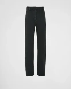 Mujer Prada PANTALONES LARGOS Y CORTOS^Pantalones De Lona
